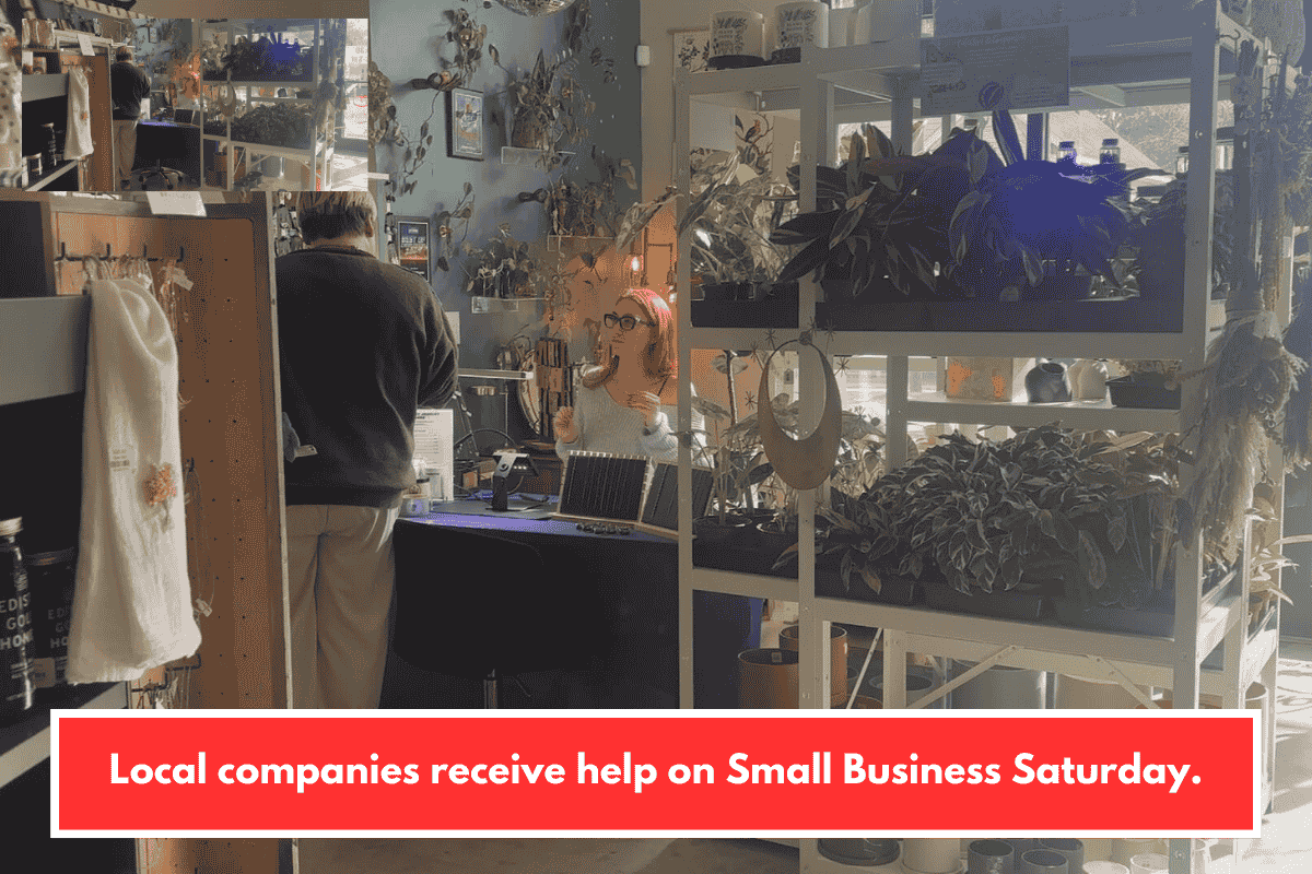 Local companies receive help on Small Business Saturday.