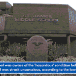 SC school was aware of the 'hazardous' condition before the child was struck unconscious, according to the lawsuit.