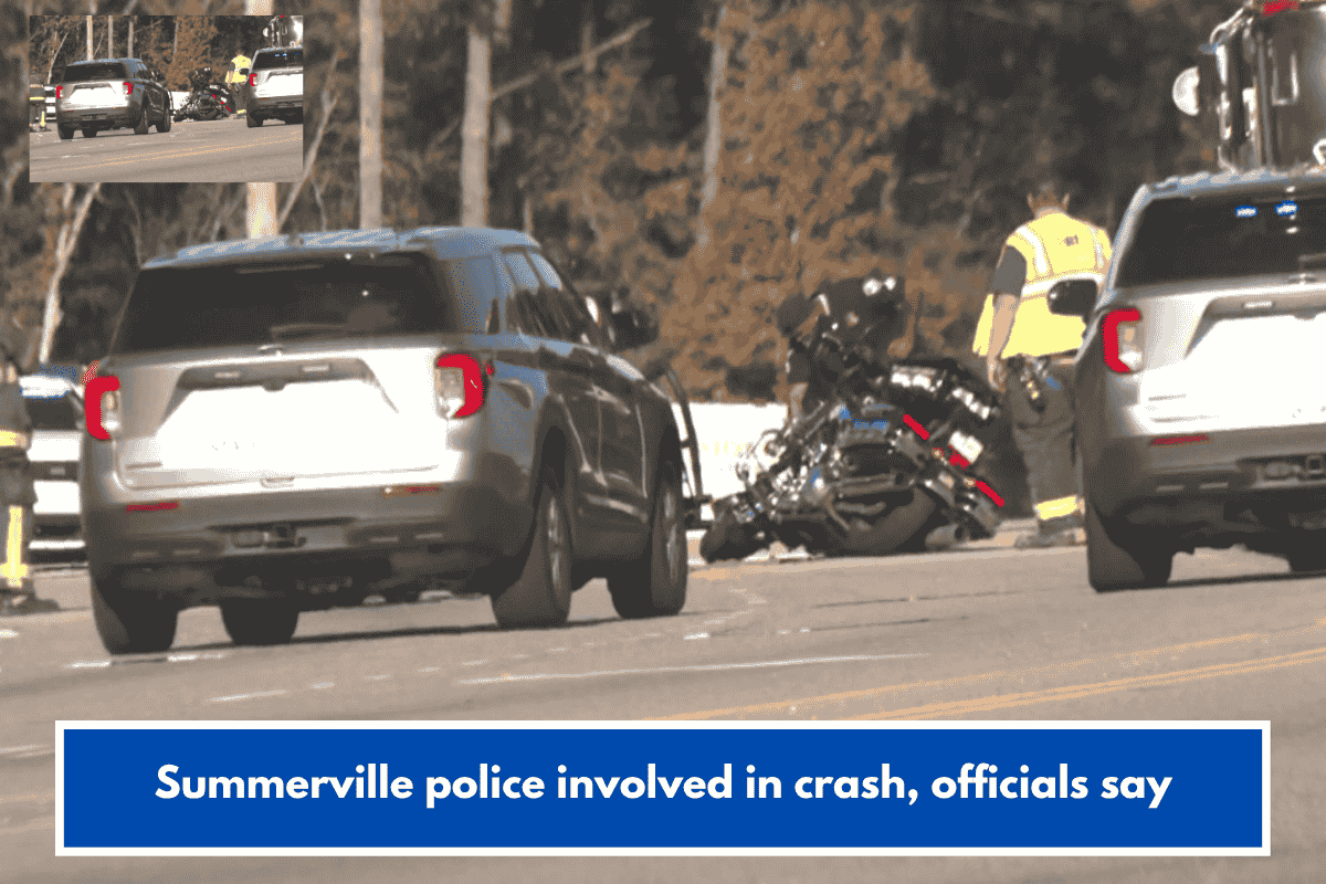 Summerville police involved in crash, officials say