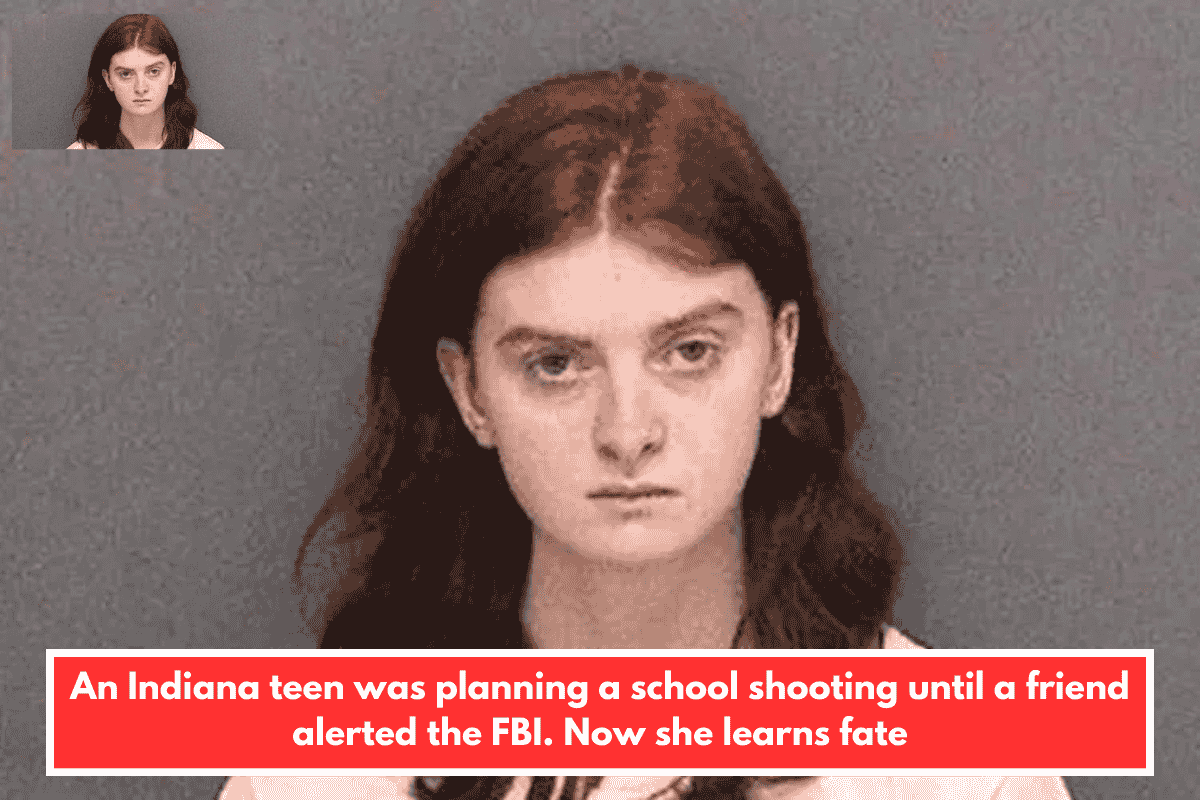 An Indiana teen was planning a school shooting until a friend alerted the FBI. Now she learns fate
