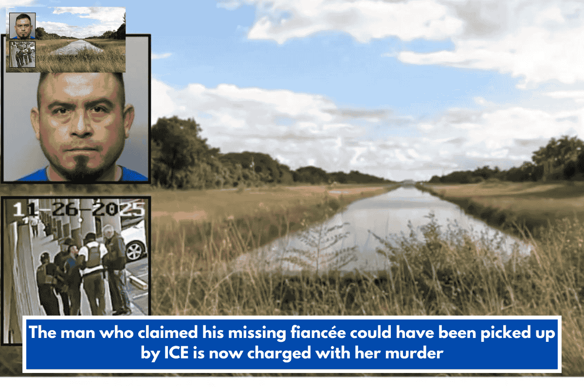 The man who claimed his missing fiancée could have been picked up by ICE is now charged with her murder
