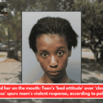 Slapped her on the mouth: Teen's 'bad attitude' over 'cleaning a mess' spurs mom's violent response, according to police