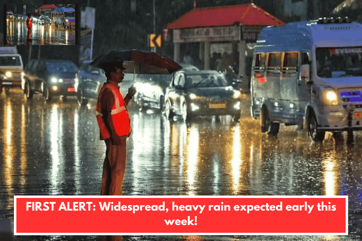 FIRST ALERT: Widespread, heavy rain expected early this week!