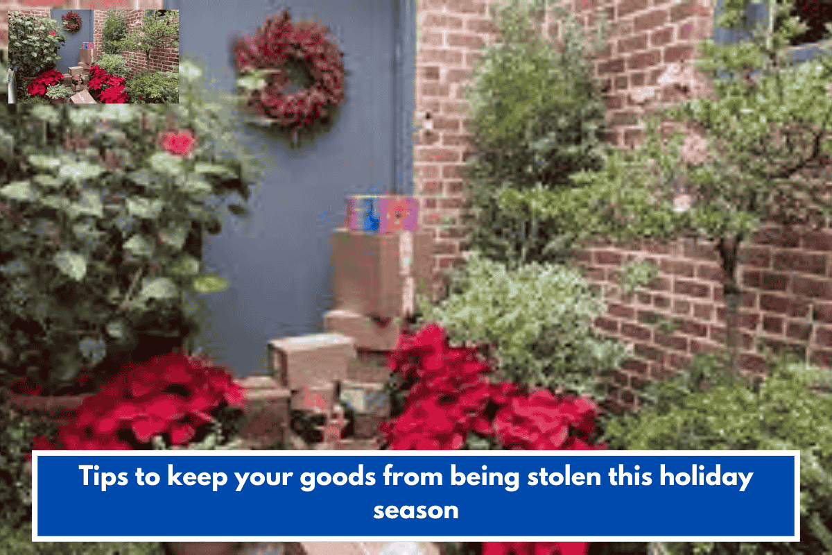 Tips to keep your goods from being stolen this holiday season