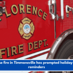 A house fire in Timmonsville has prompted holiday safety reminders