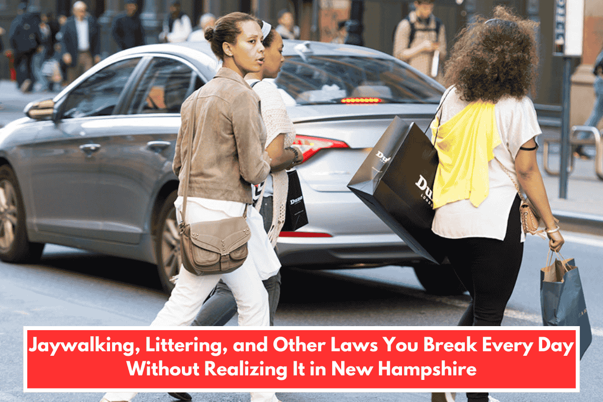 Jaywalking, Littering, and Other Laws You Break Every Day Without Realizing It in New Hampshire