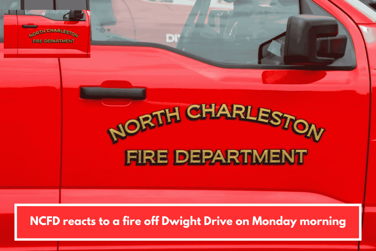 NCFD reacts to a fire off Dwight Drive on Monday morning
