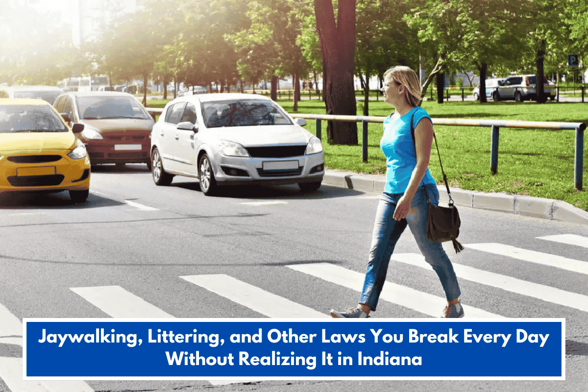Jaywalking, Littering, and Other Laws You Break Every Day Without Realizing It in Indiana