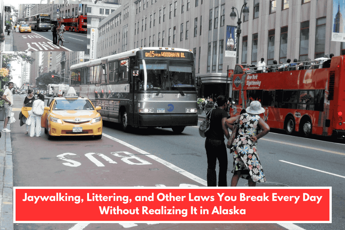 Jaywalking, Littering, and Other Laws You Break Every Day Without Realizing It in Alaska