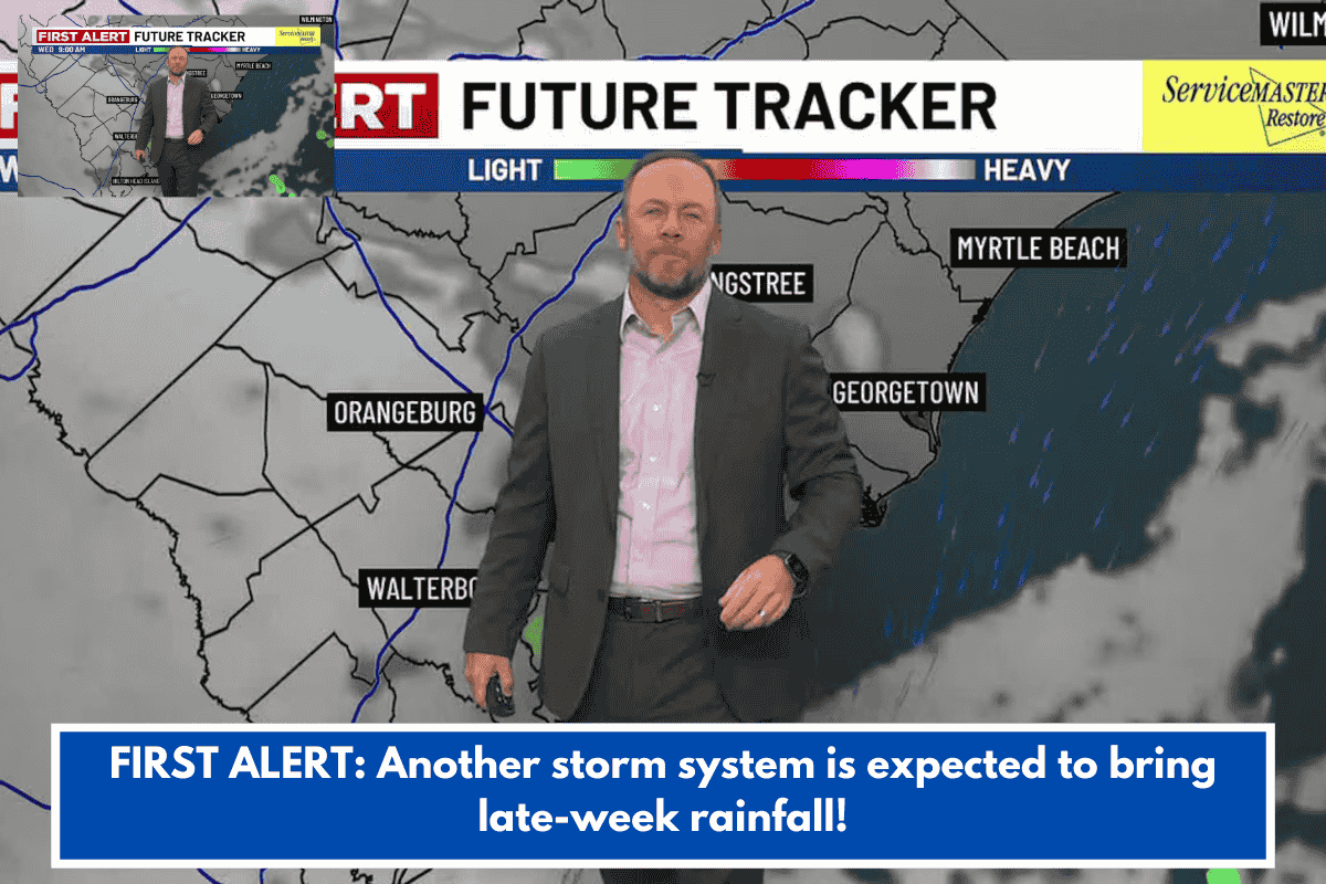 FIRST ALERT: Another storm system is expected to bring late-week rainfall!