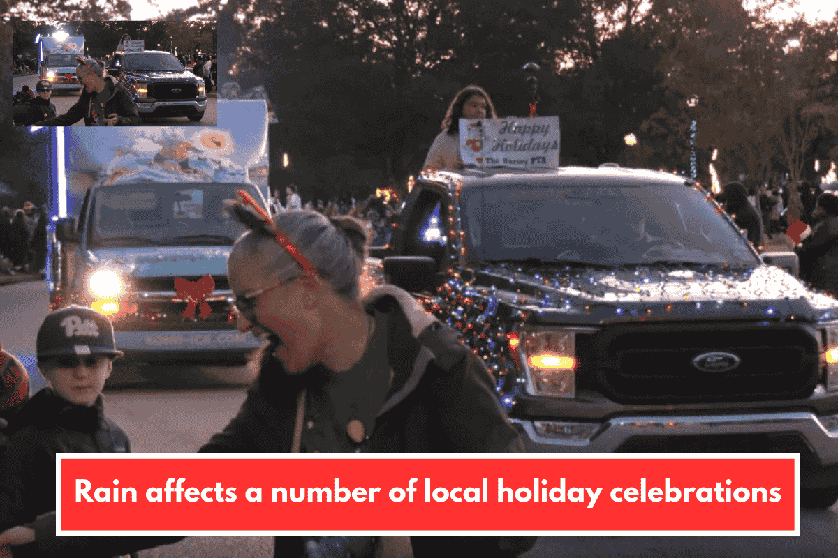 Rain affects a number of local holiday celebrations