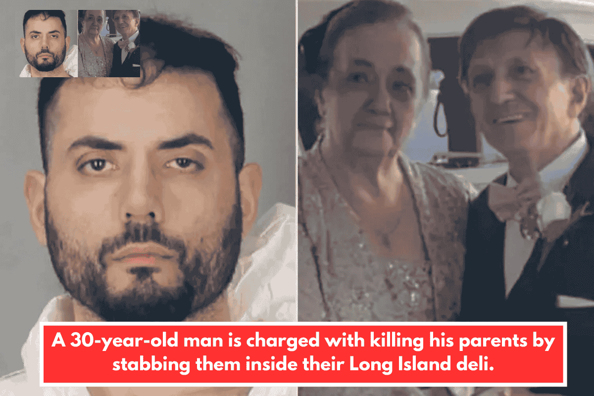 A 30-year-old man is charged with killing his parents by stabbing them inside their Long Island deli.