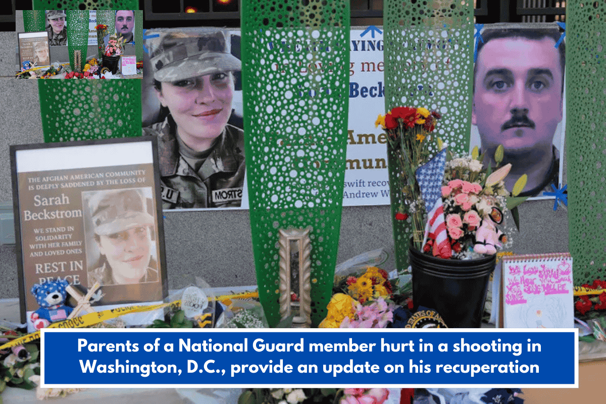 Parents of a National Guard member hurt in a shooting in Washington, D.C., provide an update on his recuperation