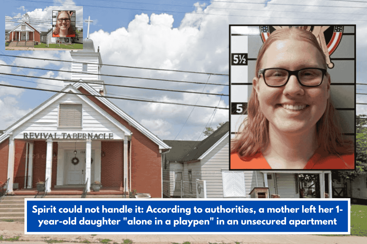 Spirit could not handle it: According to authorities, a mother left her 1-year-old daughter "alone in a playpen" in an unsecured apartment