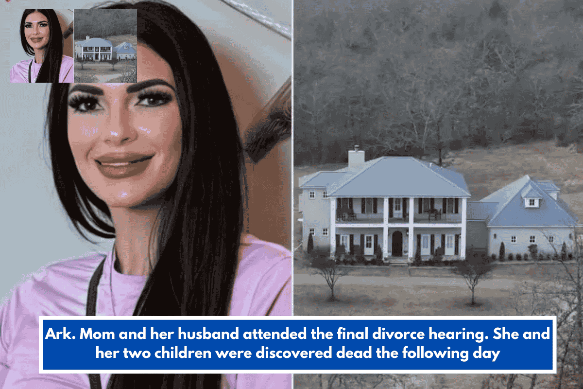 Ark. Mom and her husband attended the final divorce hearing. She and her two children were discovered dead the following day