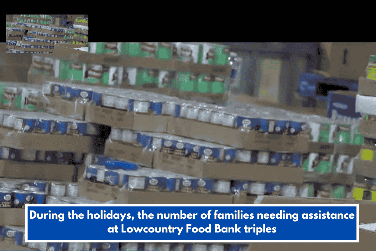 During the holidays, the number of families needing assistance at Lowcountry Food Bank triples