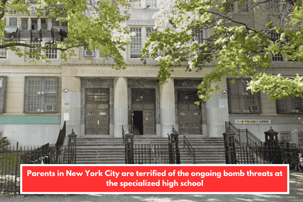 Parents in New York City are terrified of the ongoing bomb threats at the specialized high school