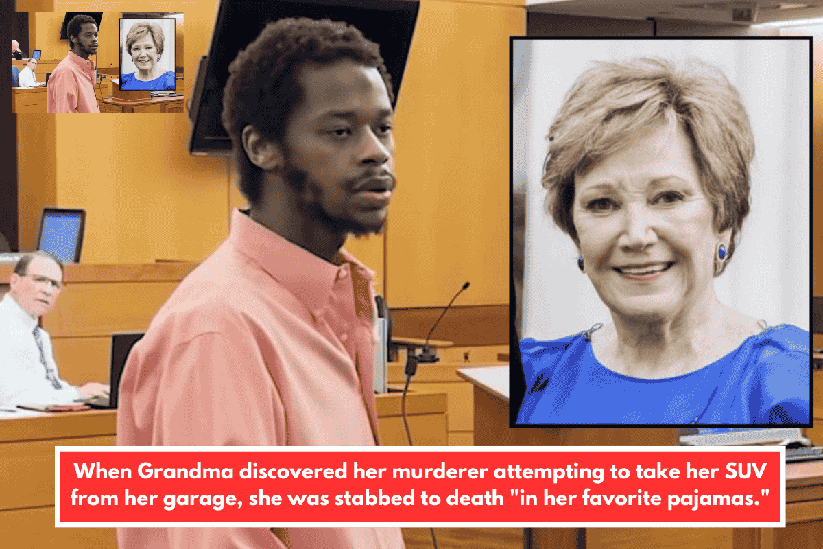 When Grandma discovered her murderer attempting to take her SUV from her garage, she was stabbed to death "in her favorite pajamas."