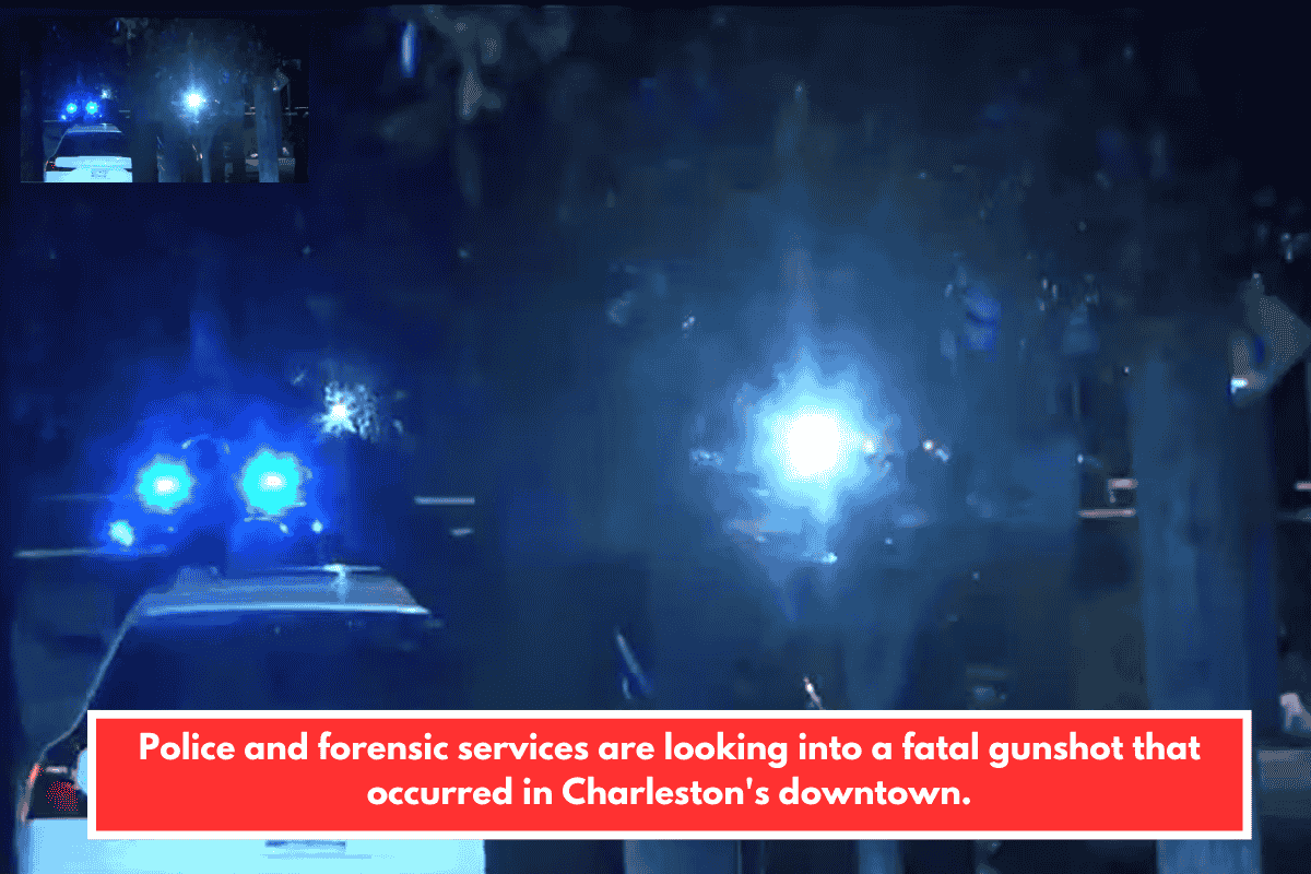 Police and forensic services are looking into a fatal gunshot that occurred in Charleston's downtown.