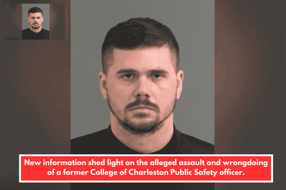 New information shed light on the alleged assault and wrongdoing of a former College of Charleston Public Safety officer.