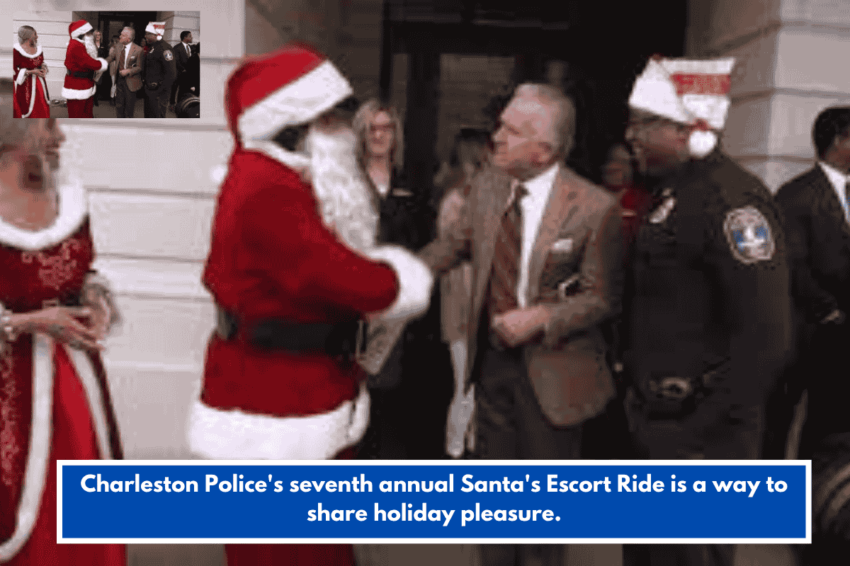 Charleston Police's seventh annual Santa's Escort Ride is a way to share holiday pleasure.