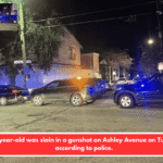 A 17-year-old was slain in a gunshot on Ashley Avenue on Tuesday, according to police.