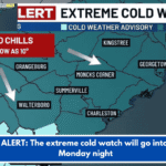 FIRST ALERT: The extreme cold watch will go into effect. Monday night
