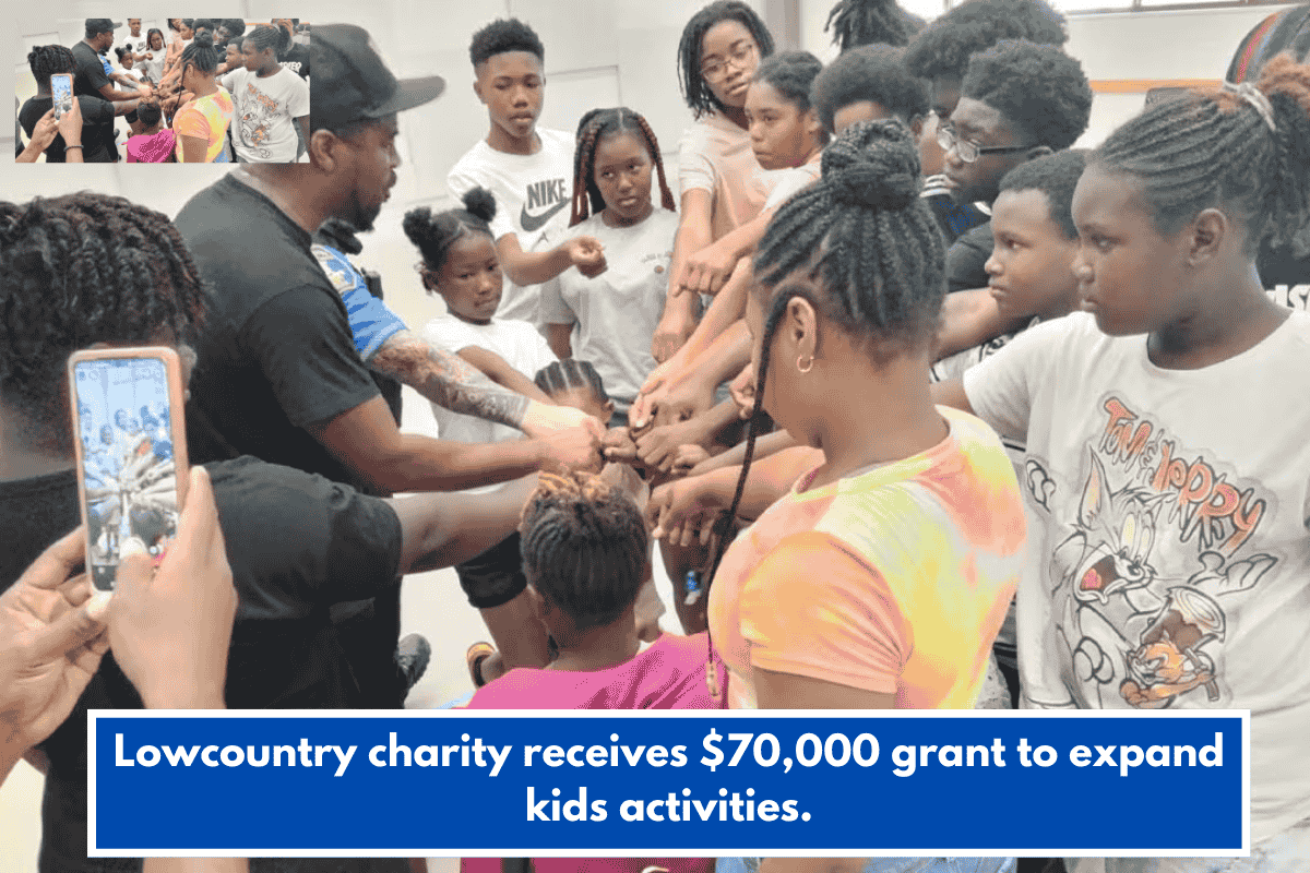 Lowcountry charity receives $70,000 grant to expand kids activities.