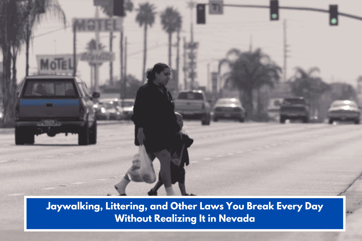 Jaywalking, Littering, and Other Laws You Break Every Day Without Realizing It in Nevada