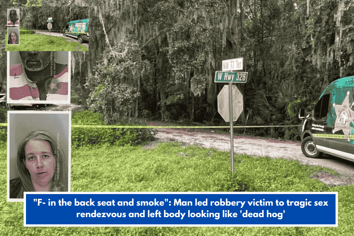 "F- in the back seat and smoke": Man led robbery victim to tragic sex rendezvous and left body looking like 'dead hog'