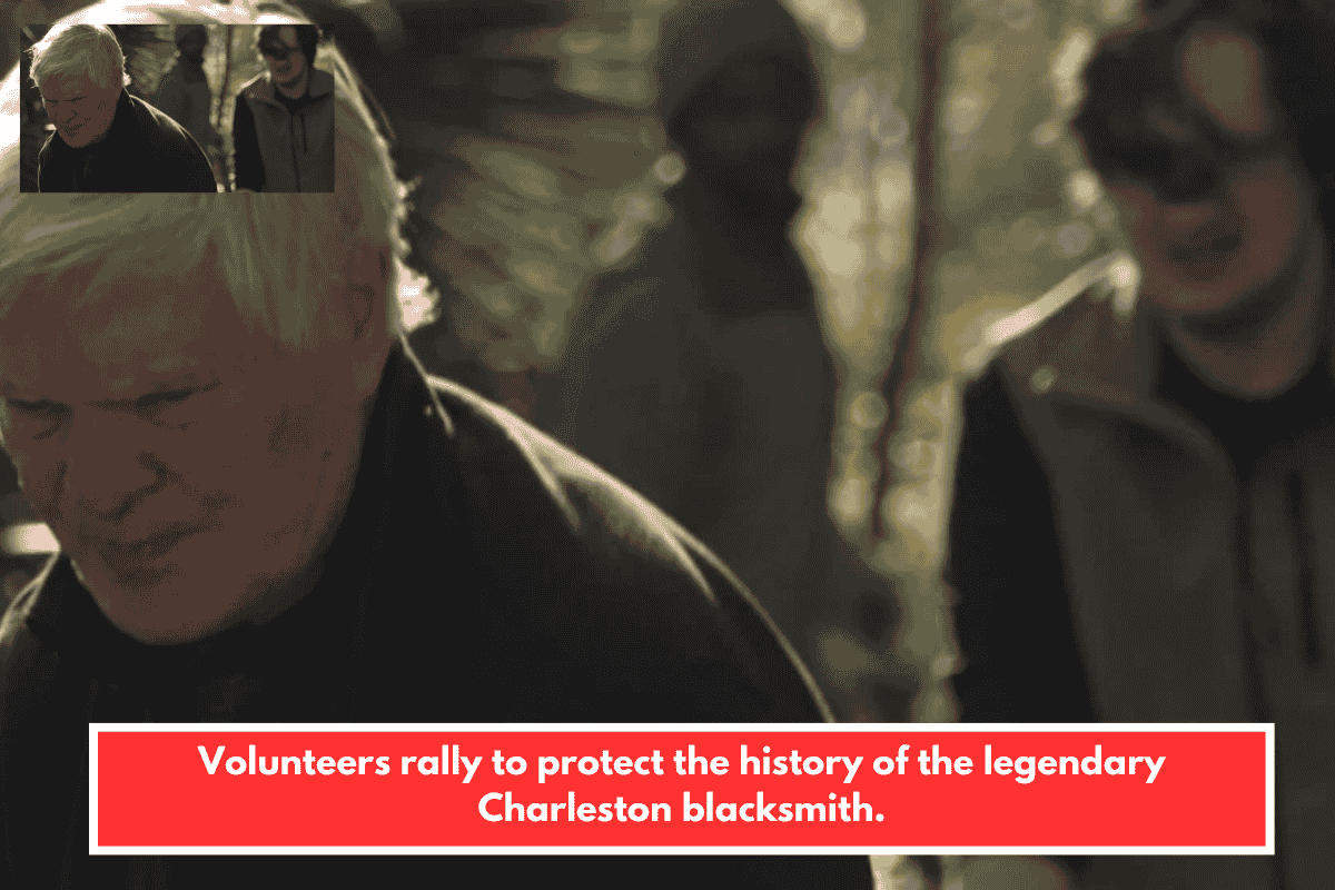 Volunteers rally to protect the history of the legendary Charleston blacksmith.
