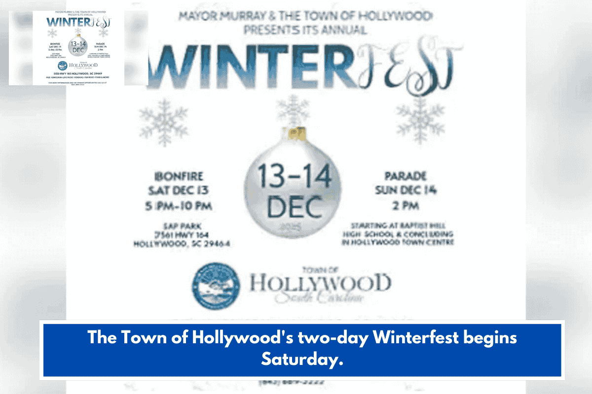 The Town of Hollywood's two-day Winterfest begins Saturday.