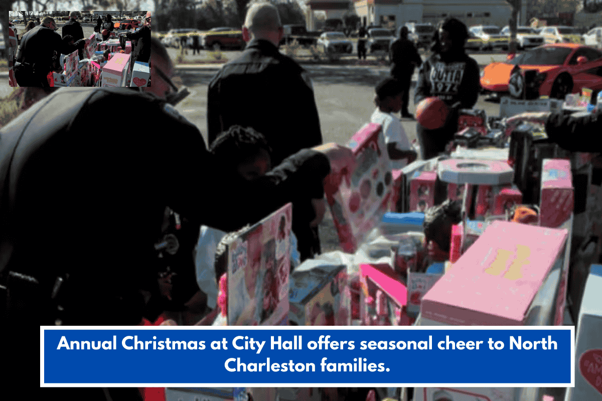 Annual Christmas at City Hall offers seasonal cheer to North Charleston families.