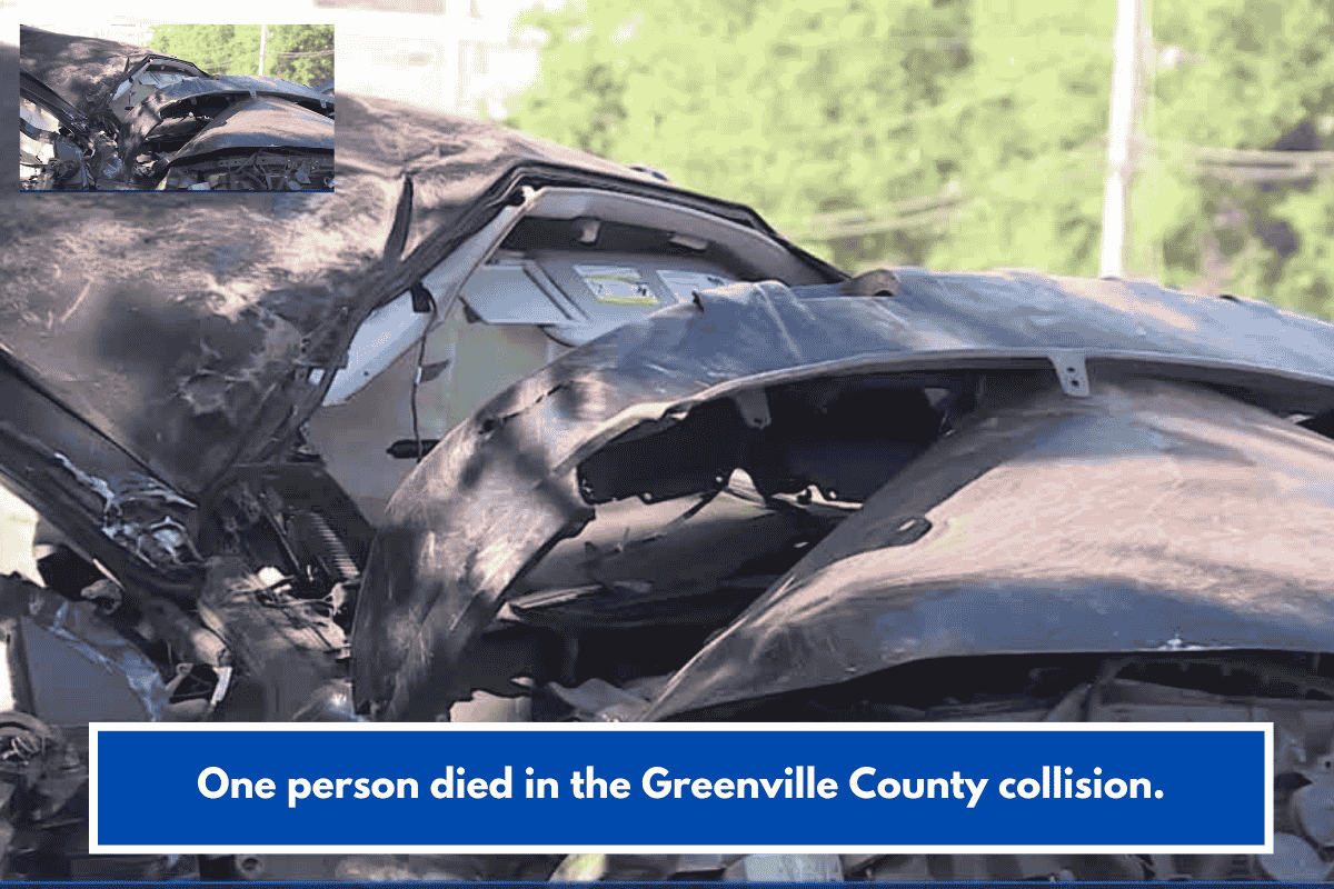One person died in the Greenville County collision.