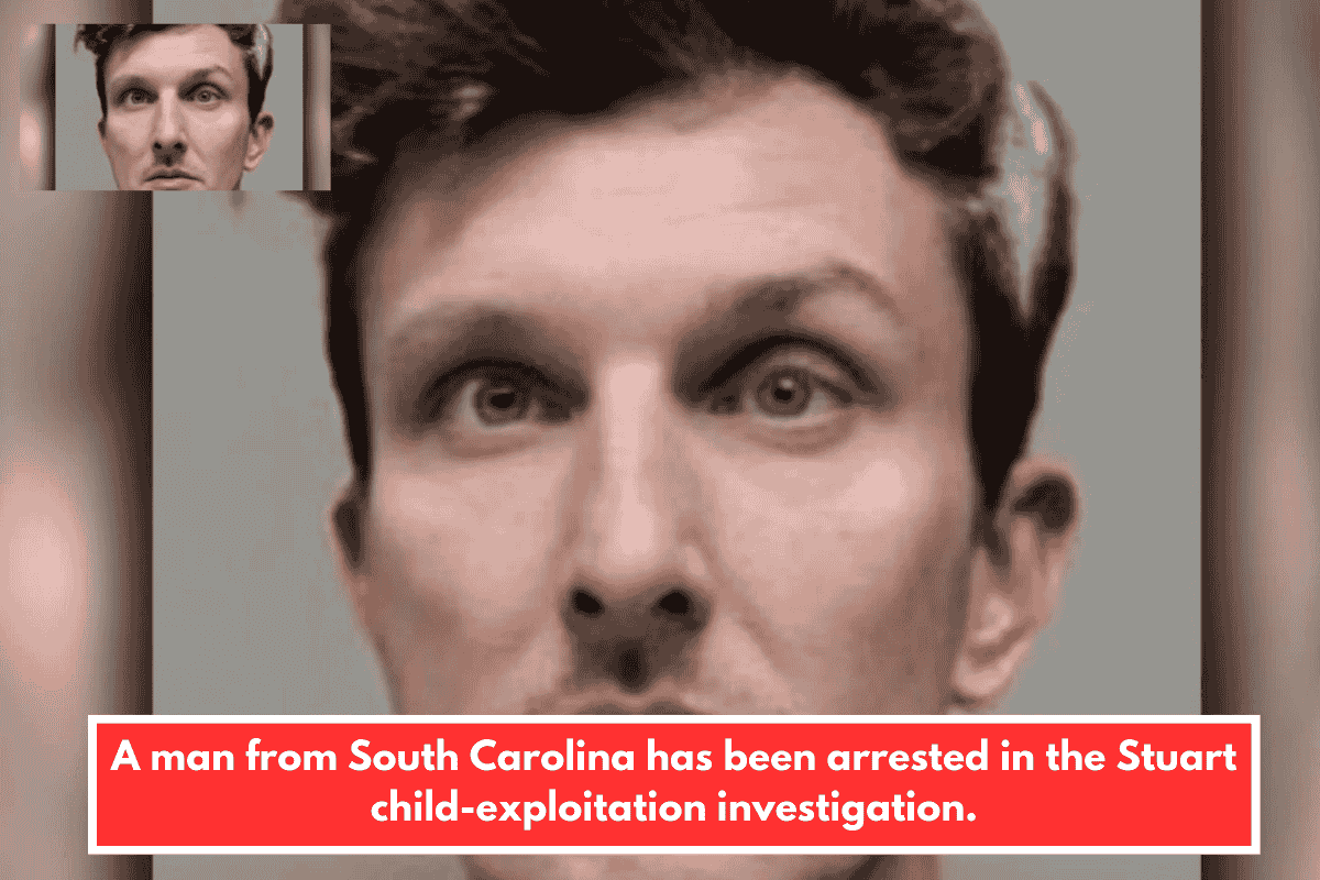 A man from South Carolina has been arrested in the Stuart child-exploitation investigation.