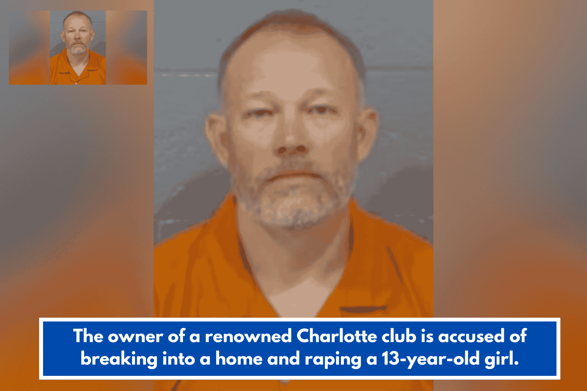 The owner of a renowned Charlotte club is accused of breaking into a home and raping a 13-year-old girl.