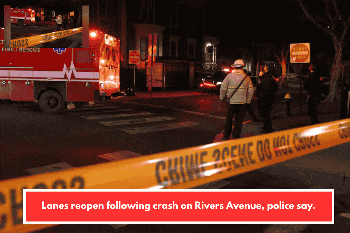 Lanes reopen following crash on Rivers Avenue, police say.