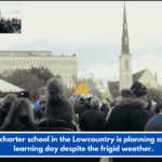 A charter school in the Lowcountry is planning an e-learning day despite the frigid weather.