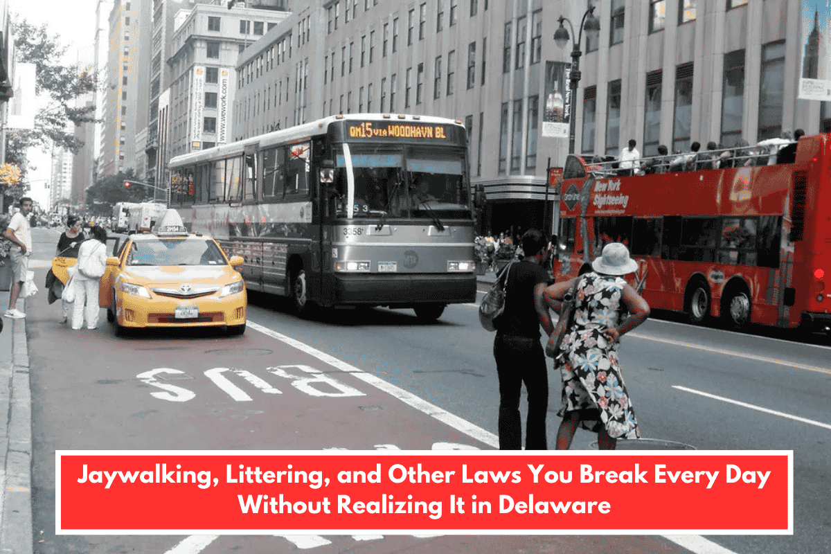 Jaywalking, Littering, and Other Laws You Break Every Day Without Realizing It in Delaware