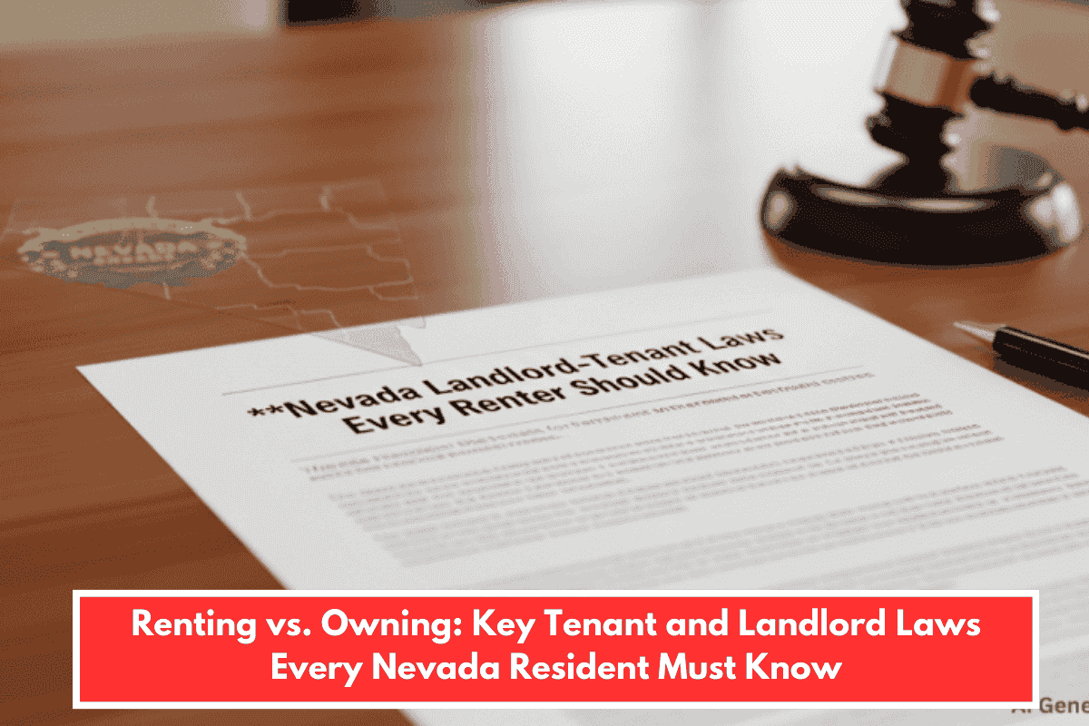 Renting vs. Owning: Key Tenant and Landlord Laws Every Nevada Resident Must Know