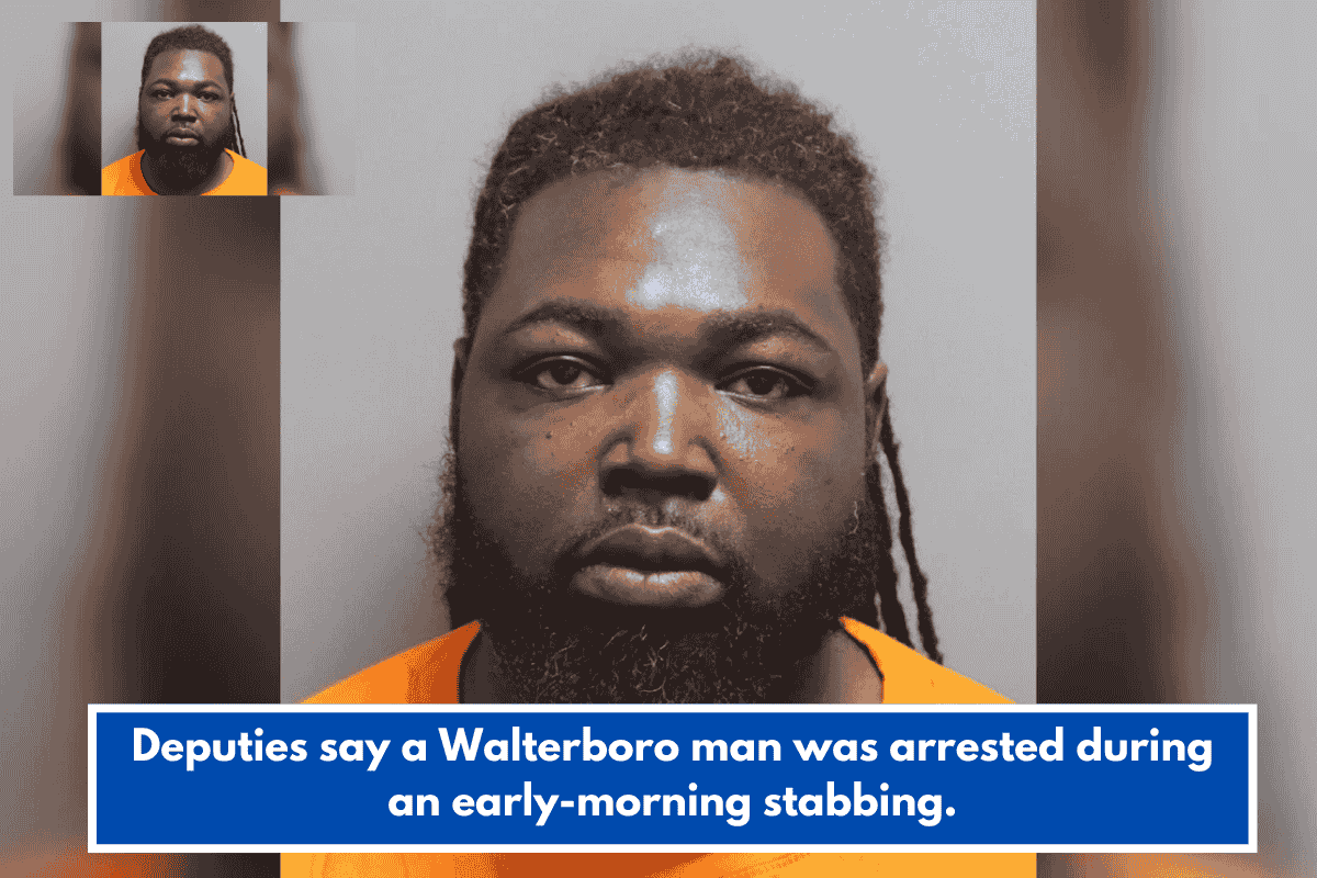 Deputies say a Walterboro man was arrested during an early-morning stabbing.