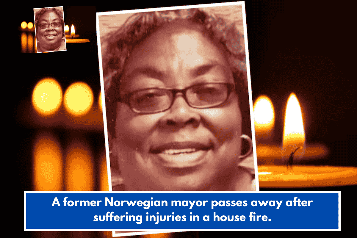 A former Norwegian mayor passes away after suffering injuries in a house fire.