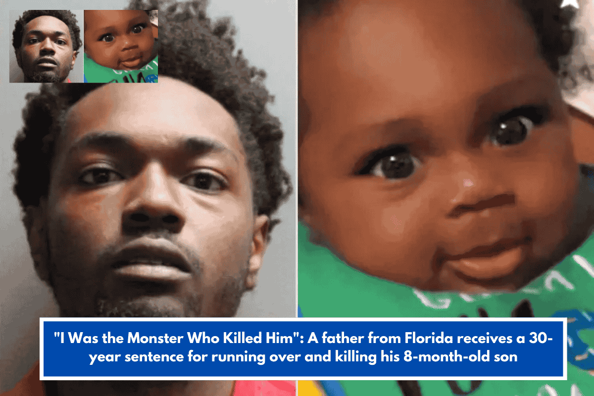 "I Was the Monster Who Killed Him": A father from Florida receives a 30-year sentence for running over and killing his 8-month-old son