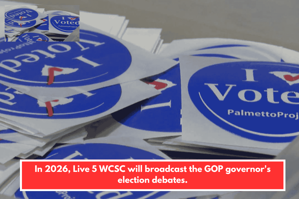 In 2026, Live 5 WCSC will broadcast the GOP governor's election debates.