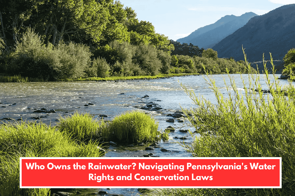 Who Owns the Rainwater? Navigating Pennsylvania's Water Rights and Conservation Laws