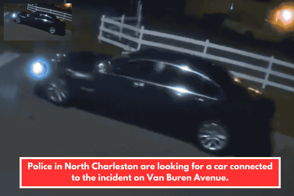 Police in North Charleston are looking for a car connected to the incident on Van Buren Avenue.