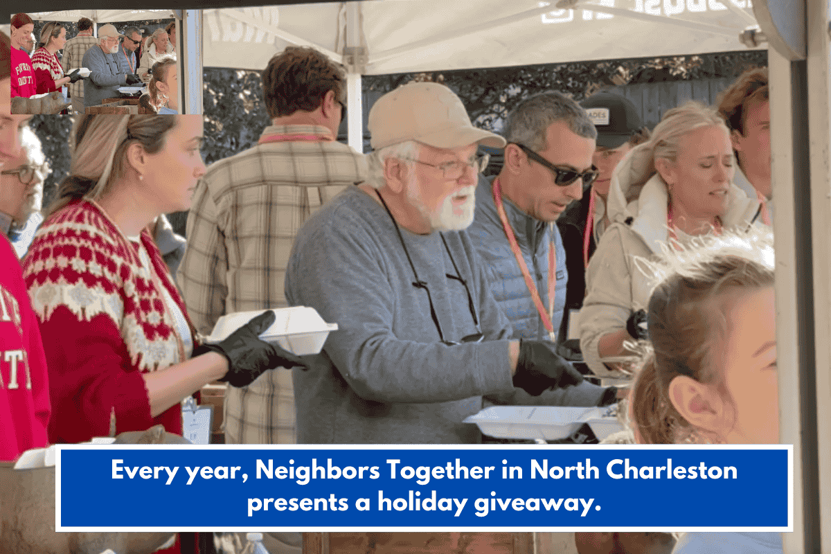 Every year, Neighbors Together in North Charleston presents a holiday giveaway.