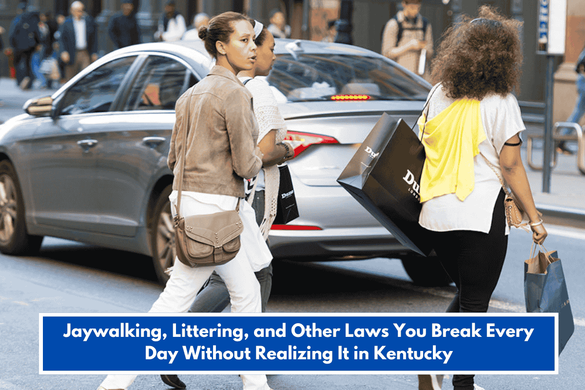 Jaywalking, Littering, and Other Laws You Break Every Day Without Realizing It in Kentucky