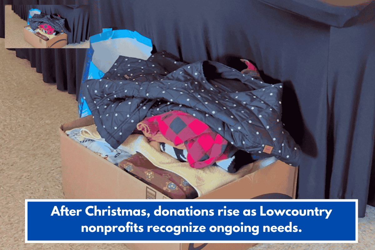 After Christmas, donations rise as Lowcountry nonprofits recognize ongoing needs.