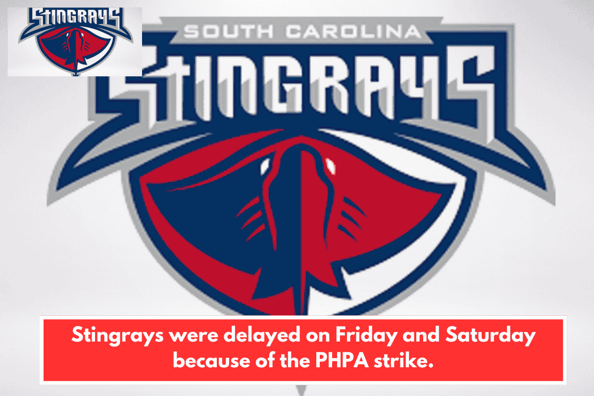 Stingrays were delayed on Friday and Saturday because of the PHPA strike.